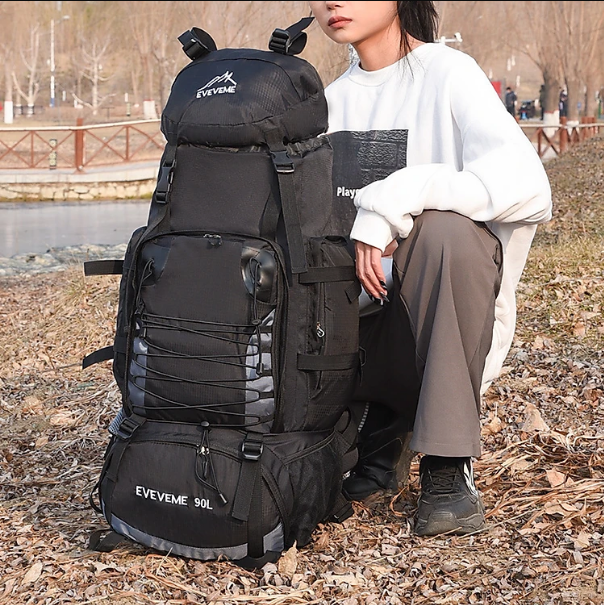 Cao cấp - Balo Leo Núi Phượt Du Lịch Max Volume 90L Backpack