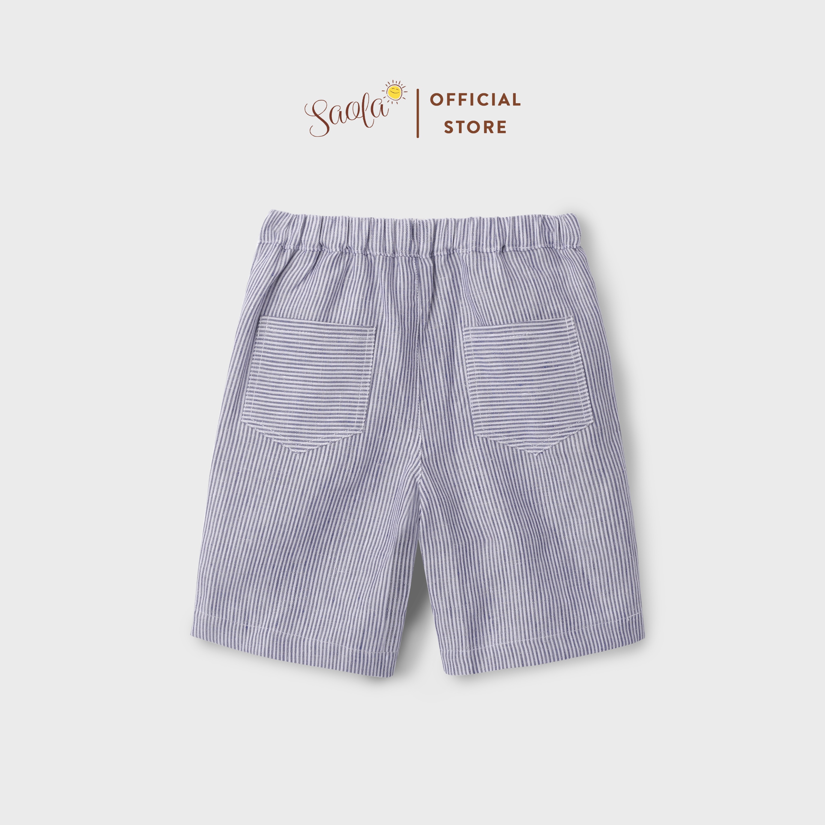 Quần Short Linen Cho Bé Trai Sành Điệu - MUDELI PANTS - PAL012 - SAOLA KIDS CLOTHING