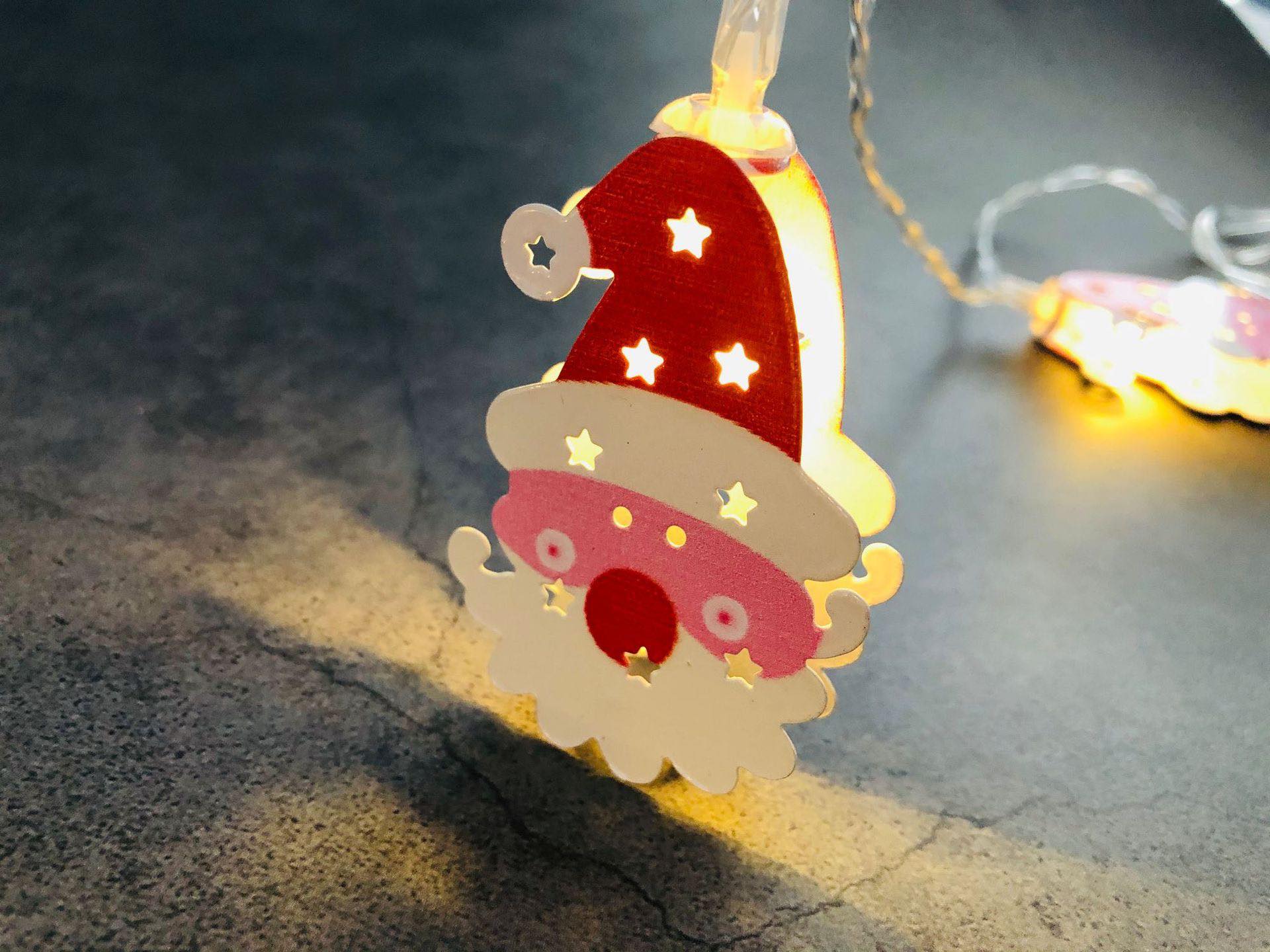 Dây Đèn Trang Trí Giáng Sinh Dễ Lắp Đặt dùng pin AA, đèn Noel Christmas light interior decorate accessory