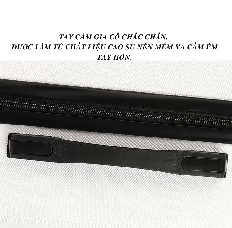 HÌNH THẬT_Vali Du Lịch Tay Kéo In Hình Họa Tiết Chim Hạc Không Bong Tróc Chất Liệu Nhựa Nhám PC+ABS 4 Bánh Xe Xoay 360 Độ Hàng Sẵn Kho Đủ Size 20/24/26 inch