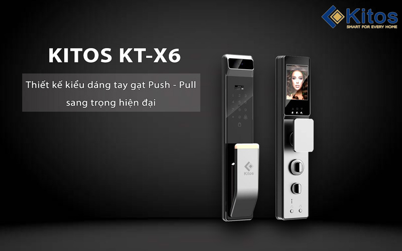 Khoá cửa thông minh Kitos KT-X6 có camera