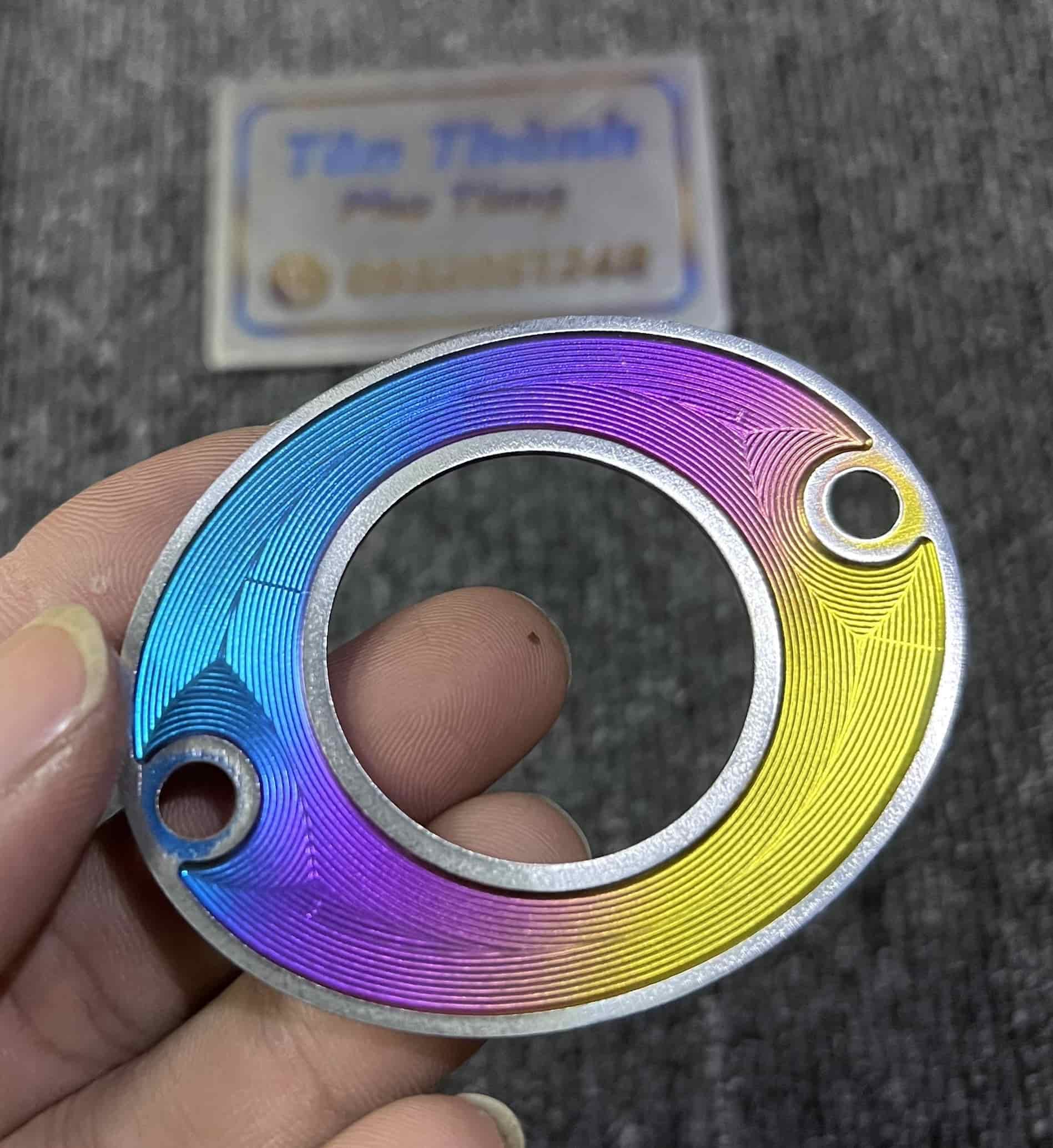 Tem Titan ốp đít pô 4Road - 7 màu dành cho các loại xe