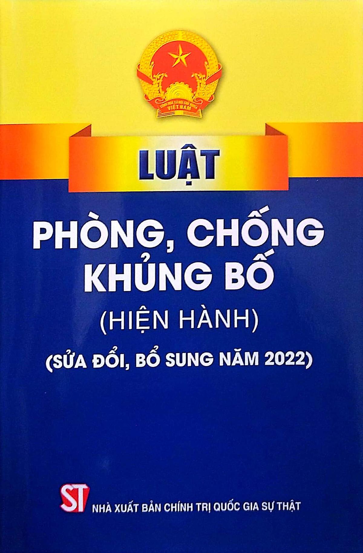 Luật Phòng, Chống Khủng Bố (Hiện Hành) (Sửa Đổi, Bổ Sung Năm 2022)