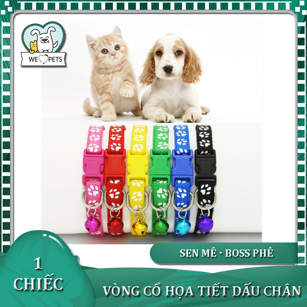 Dây dắt chó mèo kèm Vòng cổ/yếm bản 1/1.5cm