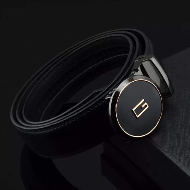 Thắt Lưng Nam Da Thật Mặt Tròn Cá Tính TM11