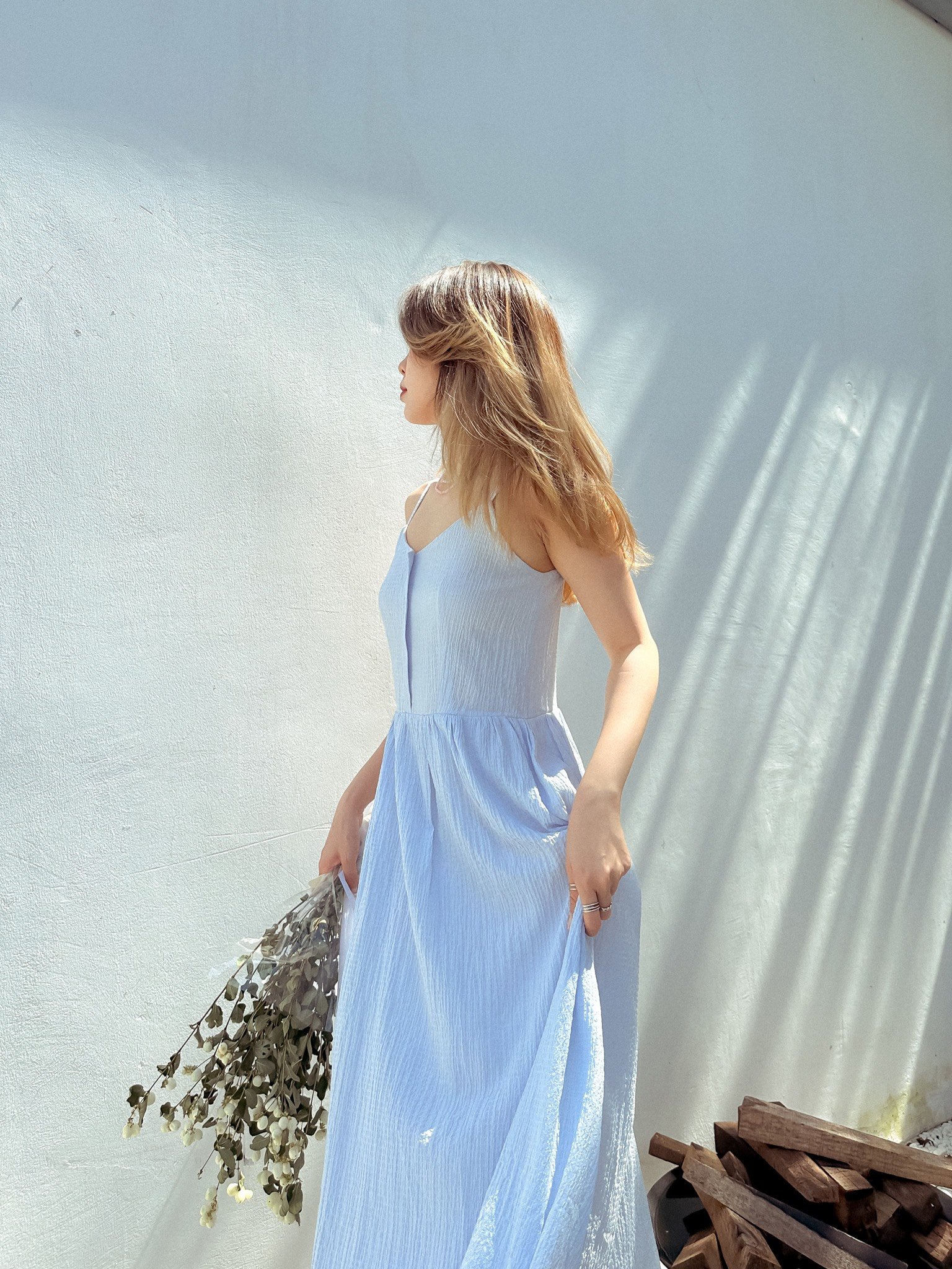 Hình ảnh Đầm hai dây xanh pastel Jini Dress Gem Clothing SP060725