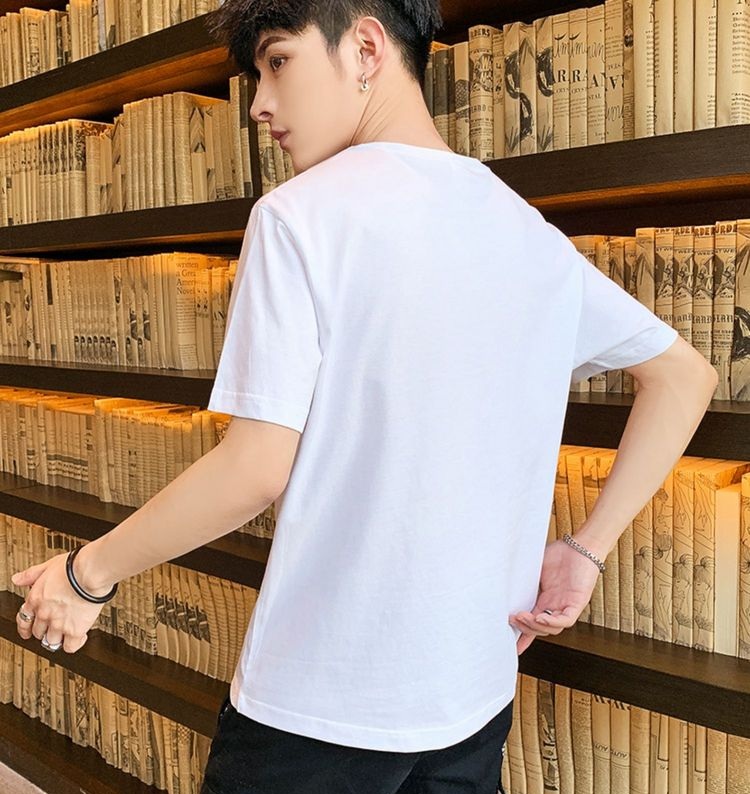 Áo thun Unisex cổ trang phong cách Trung hiện đại trẻ trung