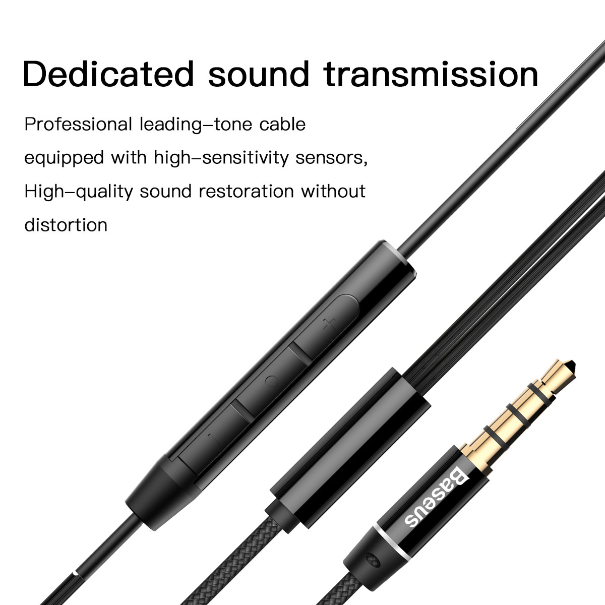 Tai nghe in Ear Baseus Encok H06TE Lateral (Wired Earphone with Mic Stereo Headset Earbuds Earpiece)