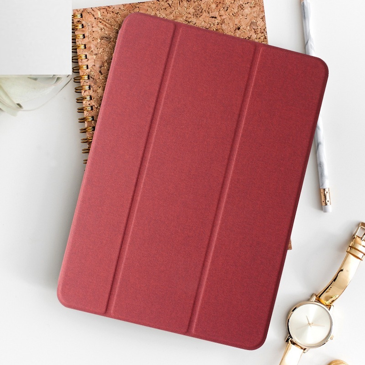 Bao da Mutural Tailor dựng đứng có khay bút dành cho iPad Gen 10 10.9inch 2022 - Hàng chính Hãng