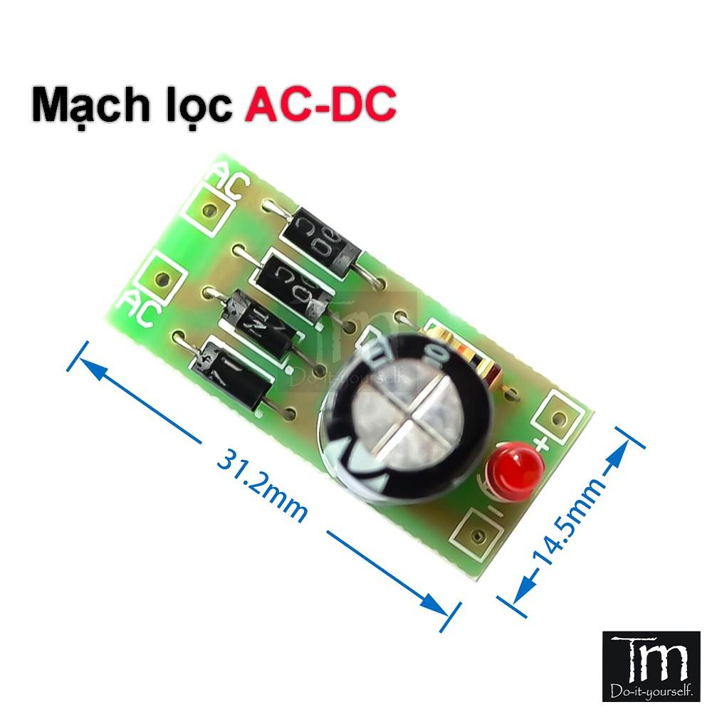 Mạch Chỉnh Lưu Cầu AC-DC Mini