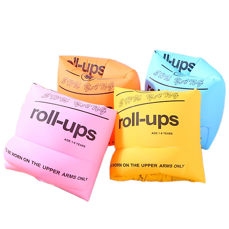 Combo 2 Chiếc Phao Đeo Tay Tập Bơi Roll-Ups An Toàn Cho Bé