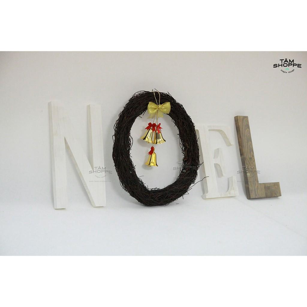 BỘ CHỮ NOEL VÒNG NGUYỆT QUẾ BIGSIZE