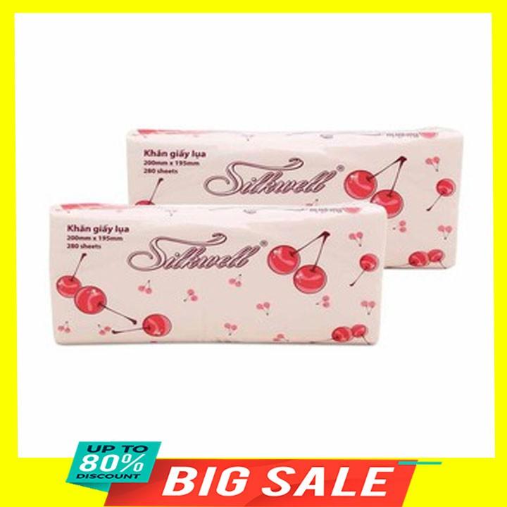 Bịch giấy ăn 2 lớp Skillwell mềm mịn dai