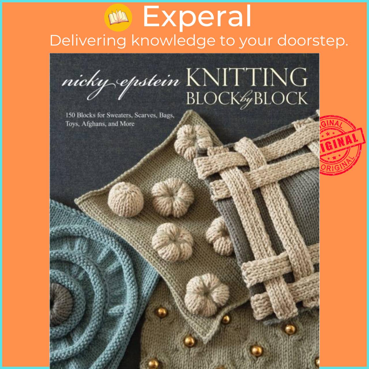 Sách - Knitting Block by Block by N Epstein (UK edition, paperback)