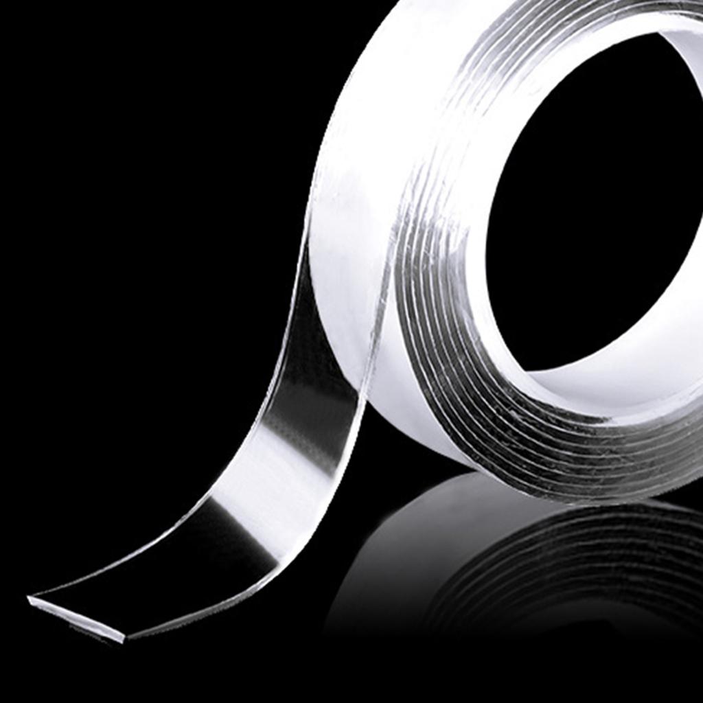 Clear Nano Tape Glue Traceless Washable Reusable Double-Sided Adhesive Tape 3m