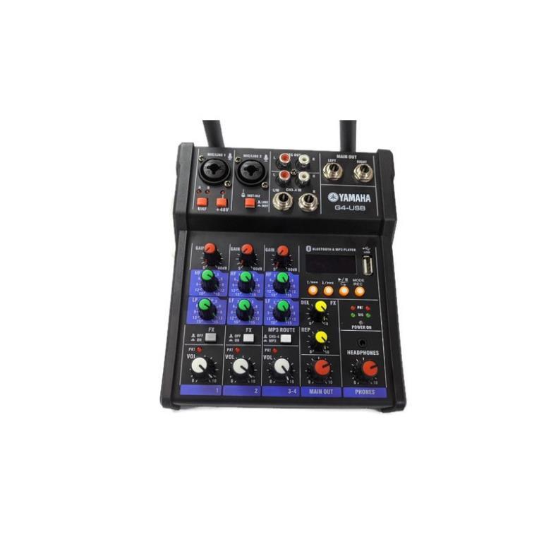 Mixer G4 Bluetooth thế hệ mới thiết bị livestream thu âm hát karaoke loa kéo cao cấp