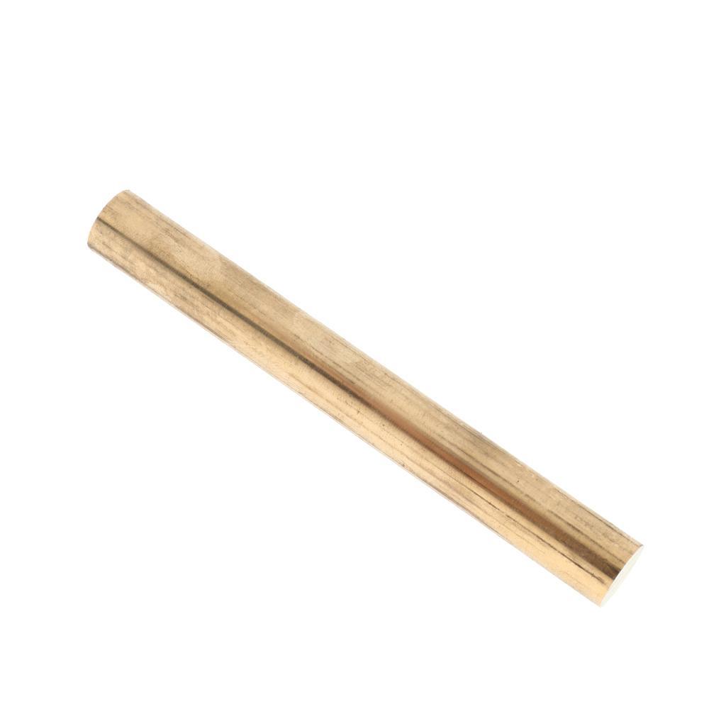2x 12mm Dia, 4 Inch/10cm Length Solid Brass Round Rod Bars