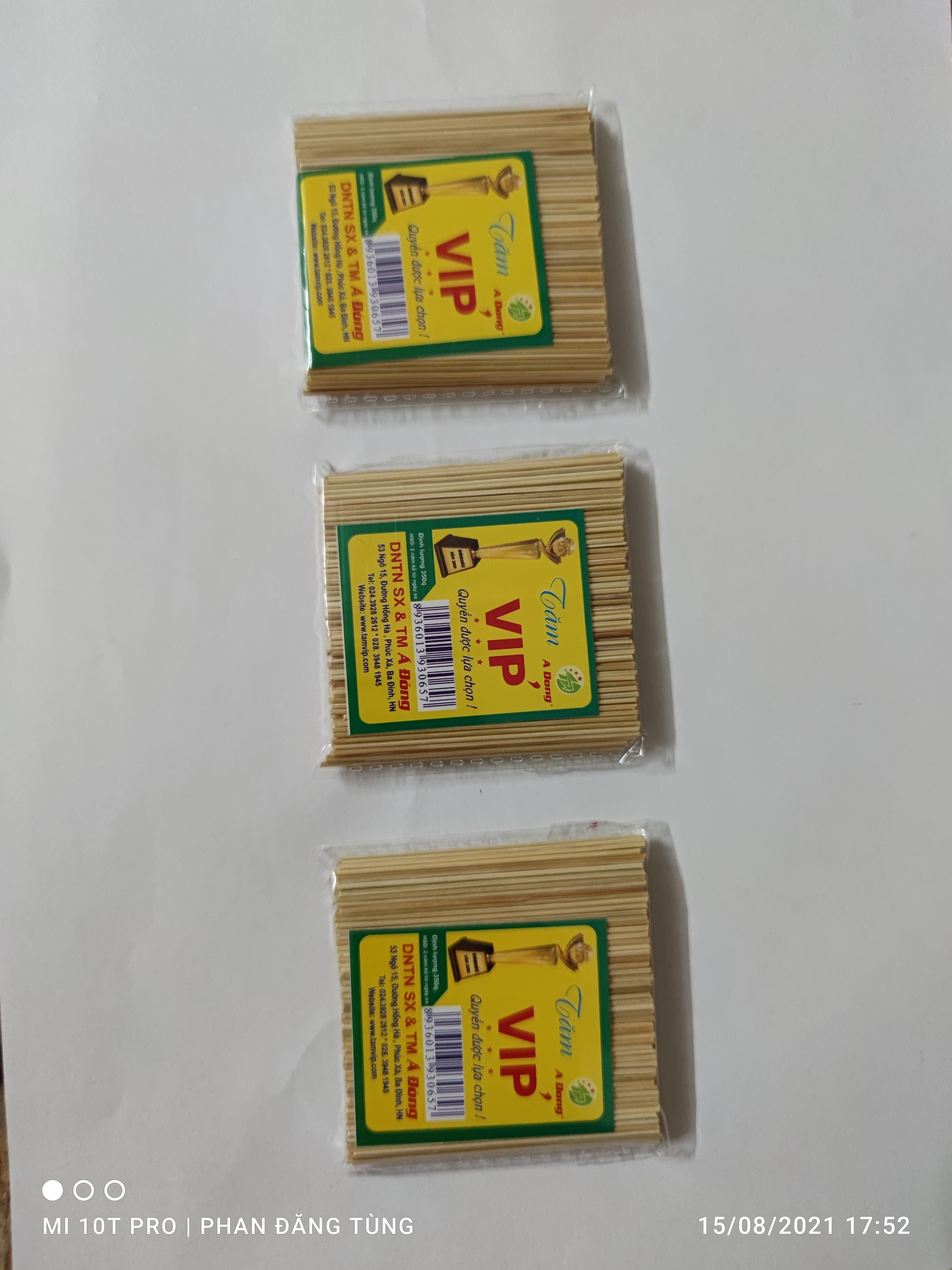 Bịch 10 gói tăm vip ( 200g)