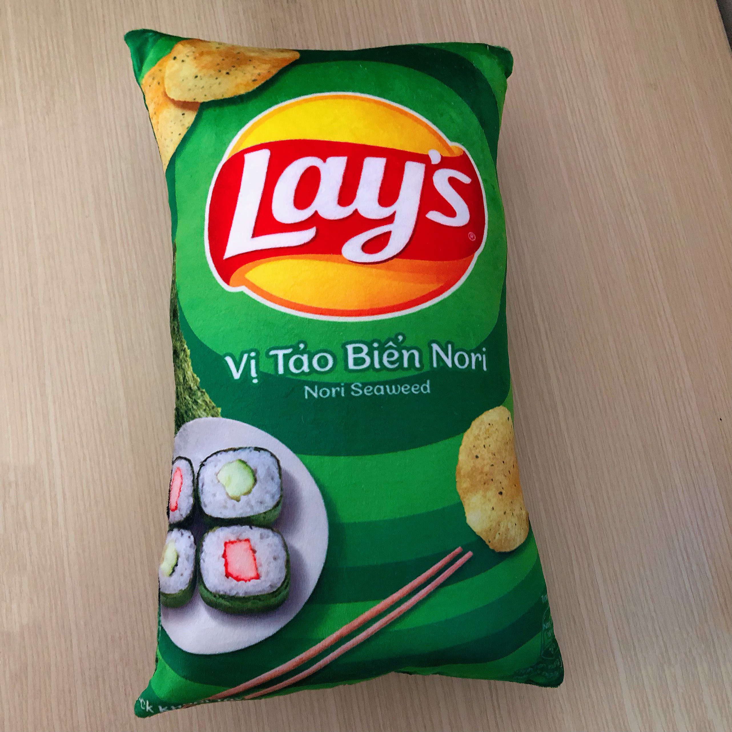 Gối đi xe máy an toàn bánh Snack cho bé