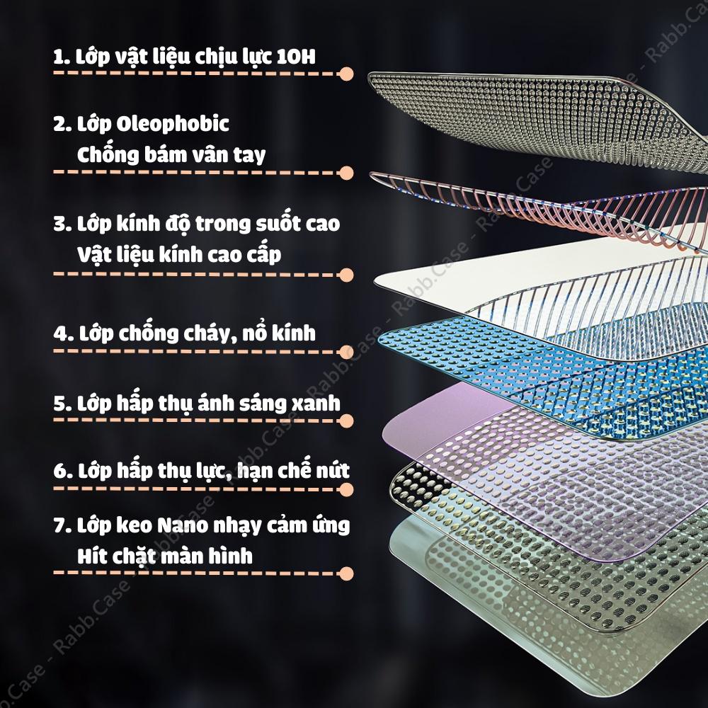 Cường lực dành cho iPad có khuôn hỗ trợ tự dán, cường lực trong suốt, vát viền 2.5D thẩm mỹ và chống nứt, mẻ cạnh