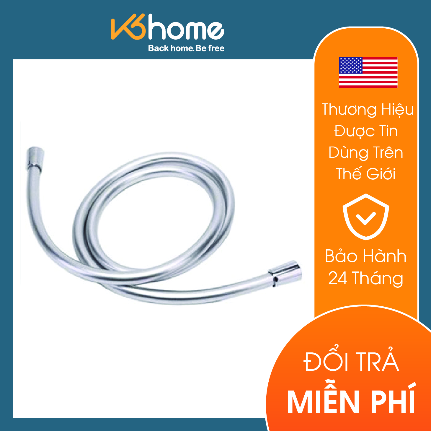 Dây sen chống xoắn PVC 1.5m Moen - 9036
