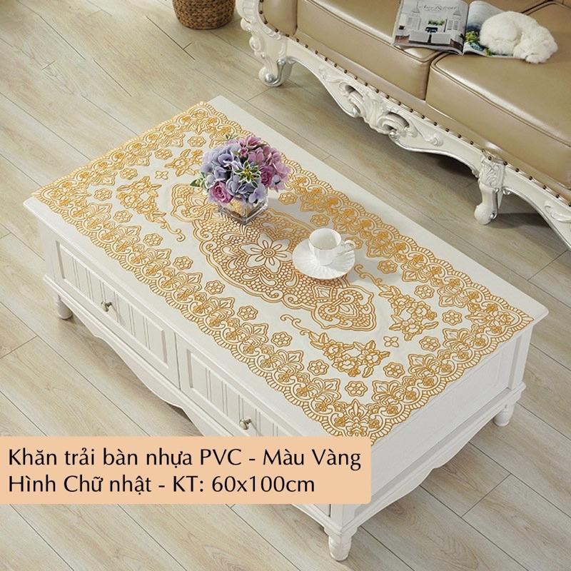 Khăn trải bàn ren hoa cho bàn chữ nhật, bàn tròn, bàn vuông nhiều kích cỡ