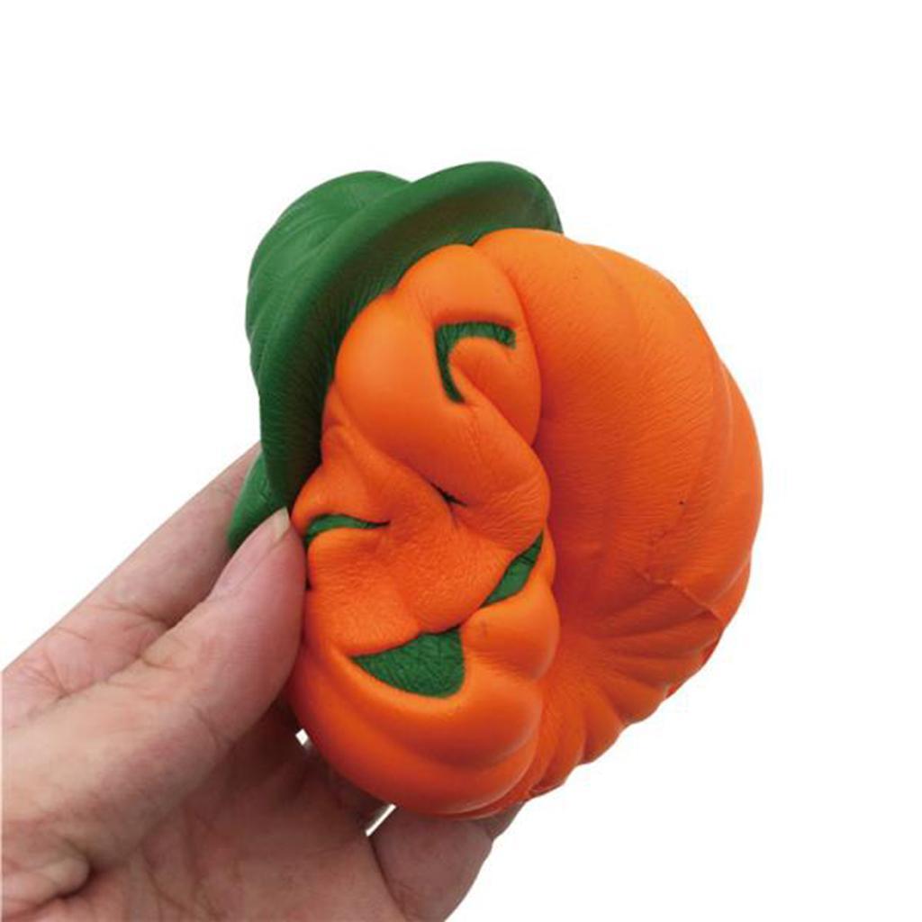 Stress Relief Toys Kawaii Squeeze Toys Cute Design Soft squeeze Stress Toys For Kids Soft Toy Pumpkin