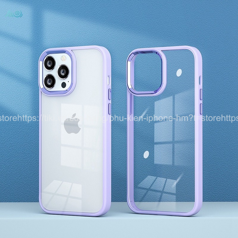 Ốp lưng VIỀN VUÔNG trong suốt VÒNG CAMERA NỔI BẬT chống ố vàng dành cho iphone 6/6plus/6s/6splus/7/7plus/8/8plus/x/xr/xs/11/12/13/pro/max/plus/promax