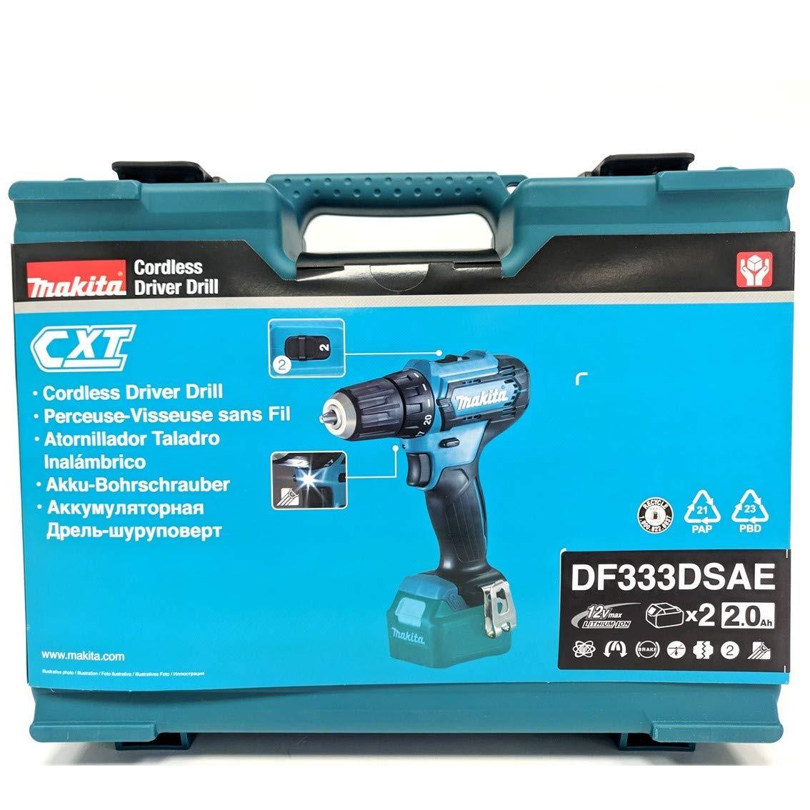 MÁY KHOAN VẶN VÍT DÙNG PIN 12V 170 W MAKITA DF333DSAE - HÀNG CHÍNH HÃNG