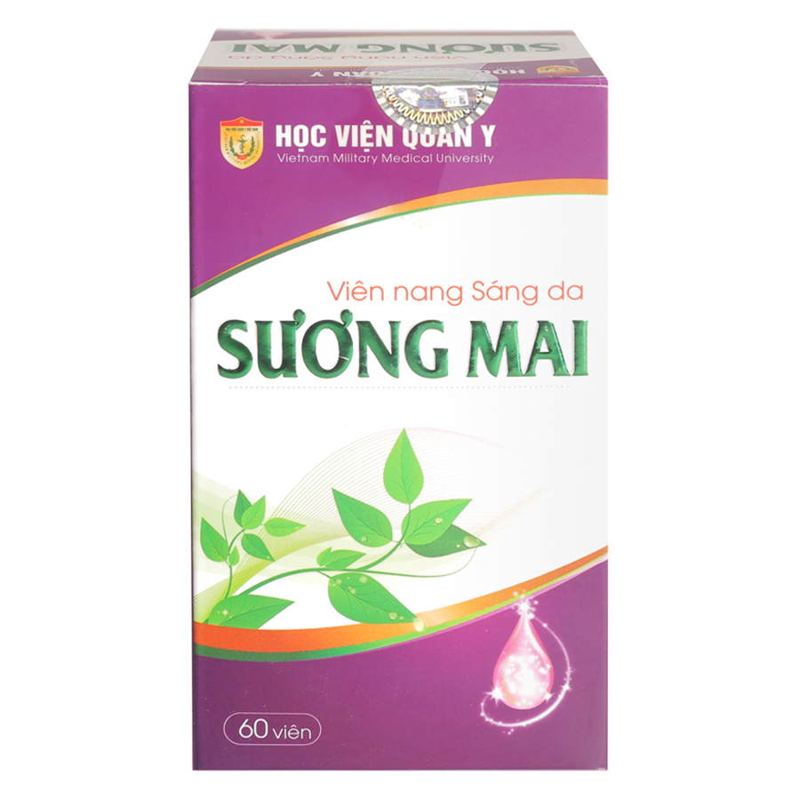 Bộ 3 Hộp Thực Phẩm Chức Năng Viên Nang Sáng Da Sương Mai