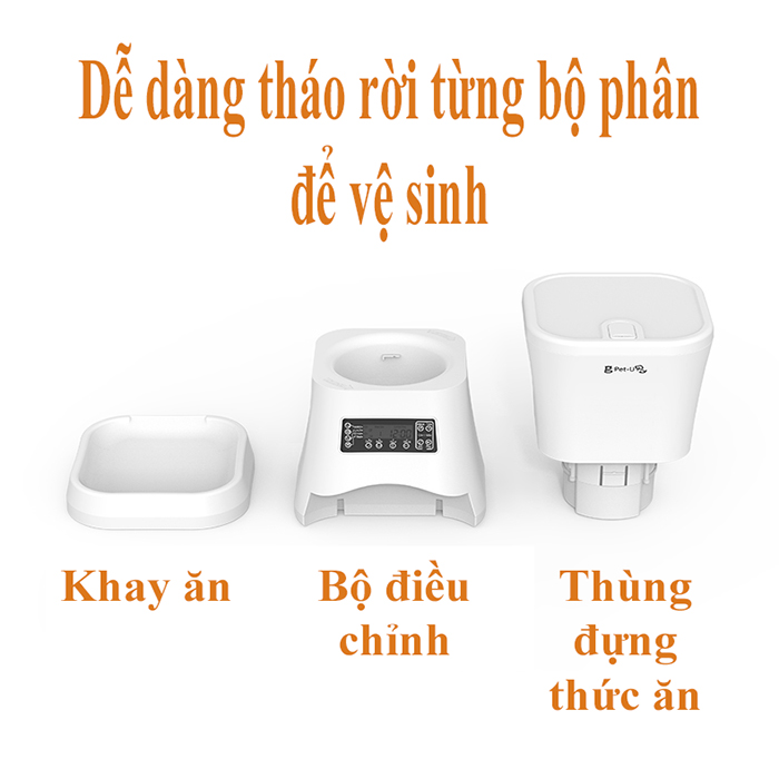 MÁY CHO MÈO ĂN GD460 MÁY CHO MÈO ĂN THÔNG MINH TỰ ĐỘNG NHẢ THỨC ĂN THEO ĐỊNH LƯỢNG VÀ KHUNG THỜI GIAN CHẤT LIỆU BỀN ĐẸP AN TOÀN CHO MÈO DUNG TÍCH 11L