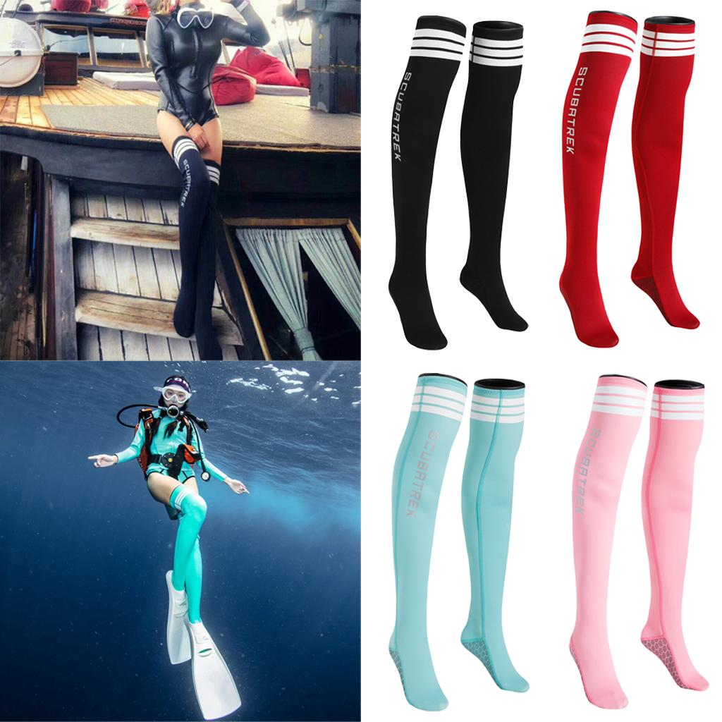 Neoprene 1.5mm Fin Socks Water Sports Snorkeling Diving Stocking Anti-Slip Socks Wetsuit for Women Lady Girls