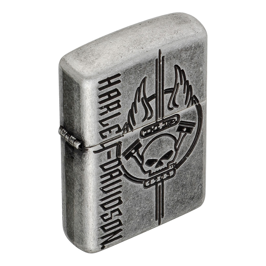 Bật Lửa Zippo 29280 - Hd 1903 Armor Antique Silver Plate