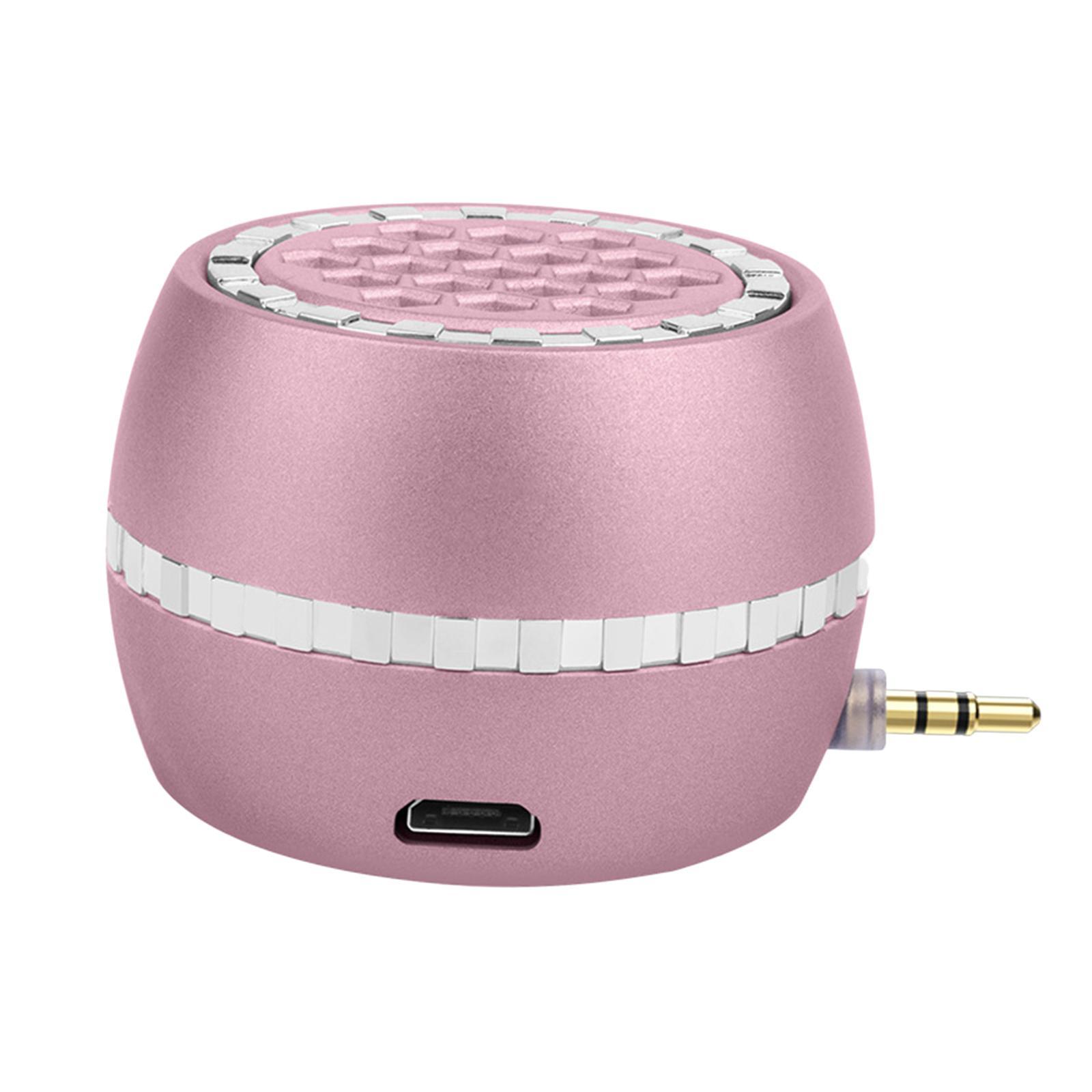 Wireless Mini Speaker with 3.5mm AUX Audio Jack for Mobile Phone Computer Black