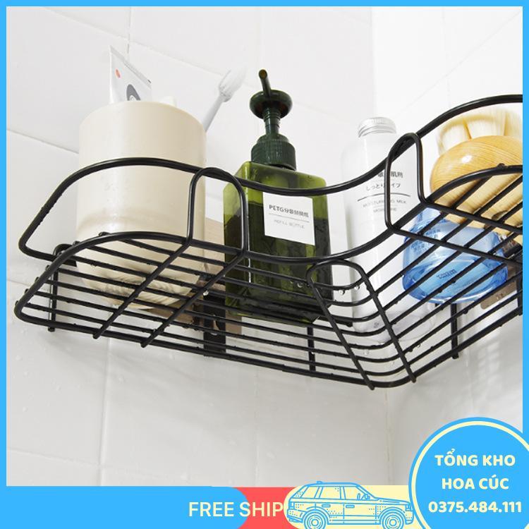 Kệ SắT Chữ V ChịU LựC Siêu ChắC Để Đồ DùNg PhòNg TắM GắN GóC TườNg Cao CấP - Vận Chuyển Miễn Phí Toàn Quốc