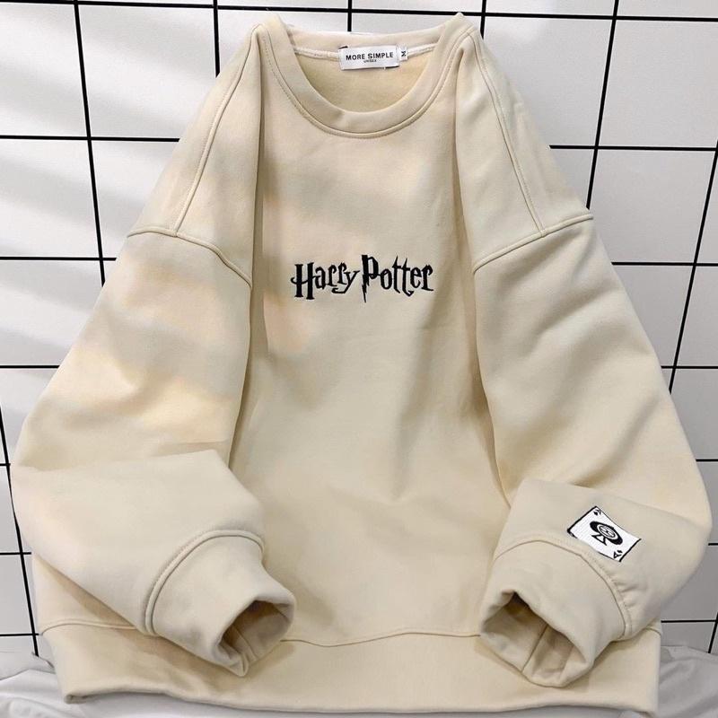 Áo Sweater Tay Dài Form Rộng POTTER Vải Nỉ Bông Ulzzang Unisex