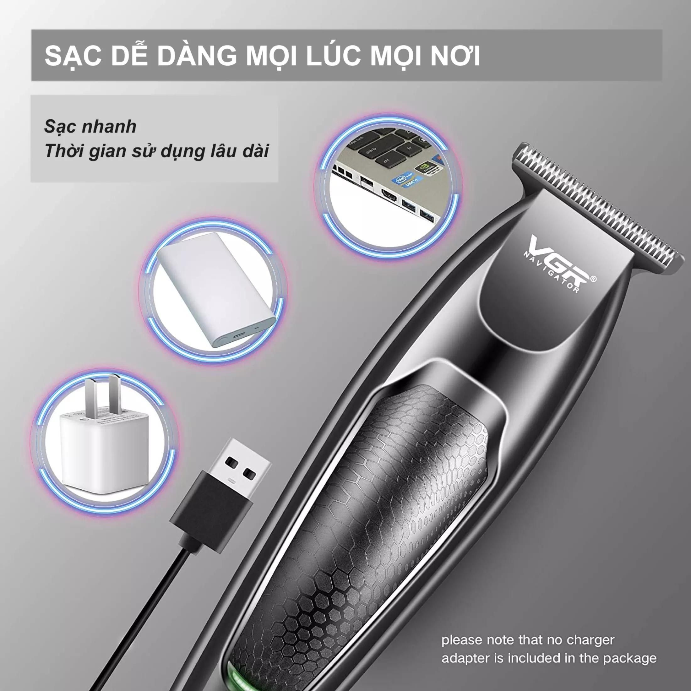 Tông đơ cắt tóc nam đa năng VGR thế hệ mới- Tông đơ cắt tóc trẻ em và cả gia đình được salon tóc chuyên nghiệp- Tăng đơ cắt tóc thiết kế với lưỡi cắt an toàn, mẫu tăng đơ cắt tóc cầm tay bán chạy