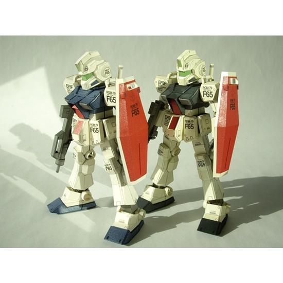 Mô hình giấy SD Gundamm RGM-79C GM Type C