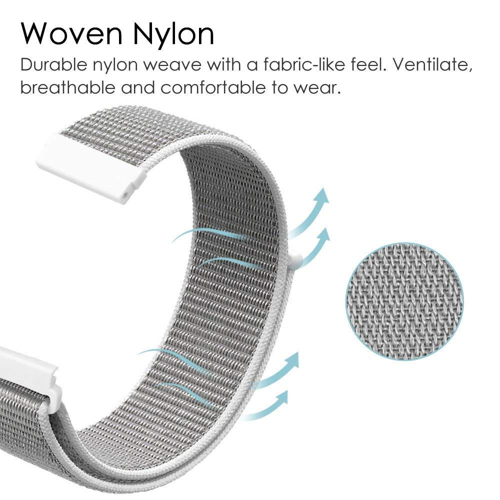 Dây đồng hồ 22mm, dây nylon sport loop dành cho đồng hồ Galaxy Watch 46mm, Gear S3