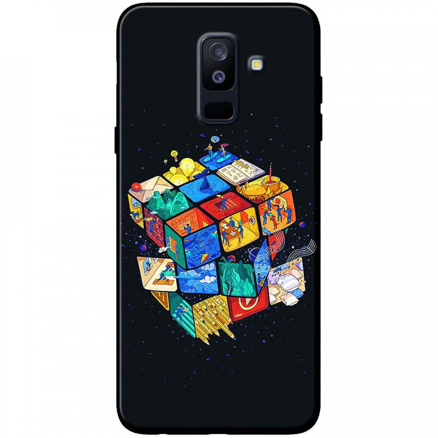 Ốp lưng dành cho Samsung A6 Plus mẫu Rubik