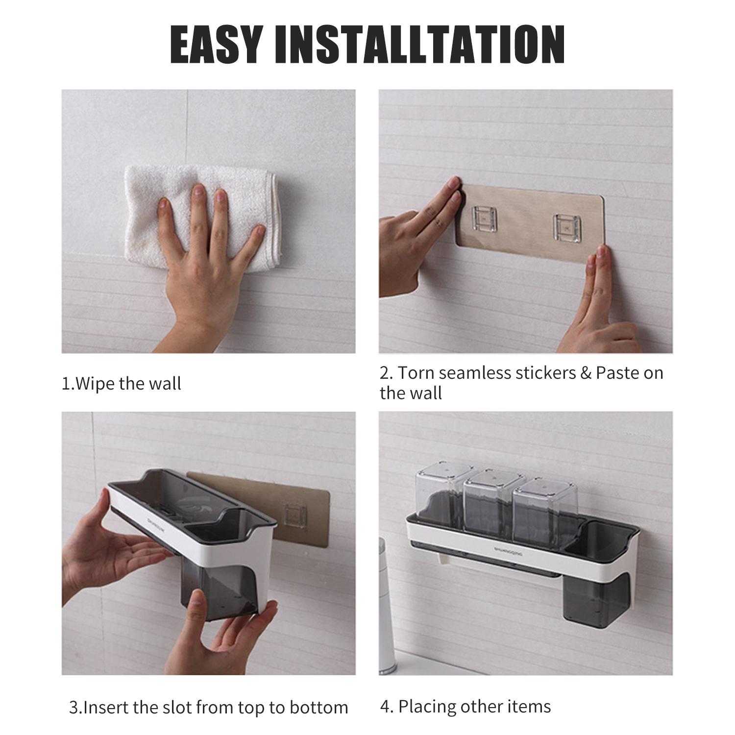 Giá Để Bàn Chải Đánh Răng Kem Đánh Răng Đa Chức Năng