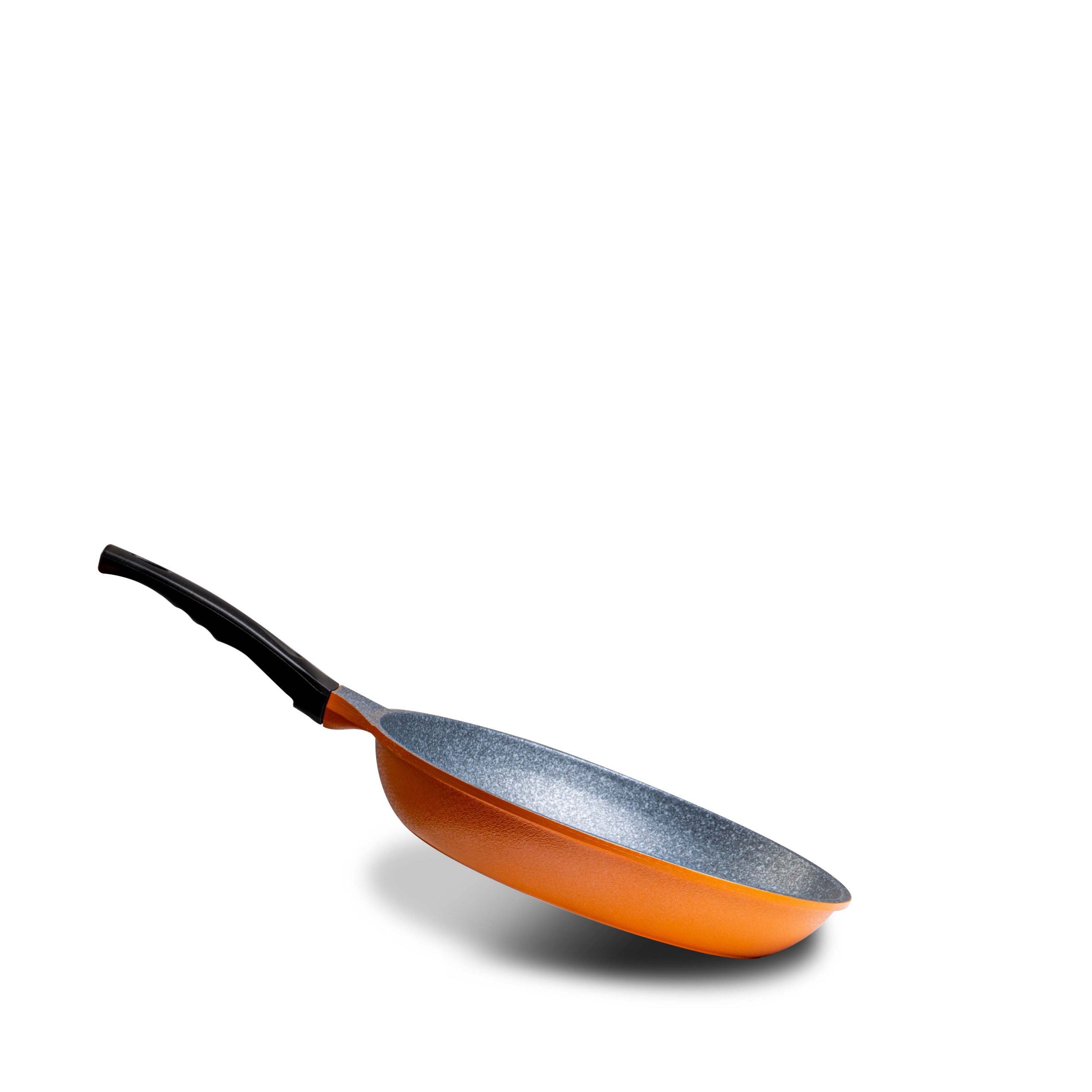 Chảo Cam Chống Dính Nông Lòng KUCHEN 30cm - VULCAN STONE - Hàng Chính Hãng
