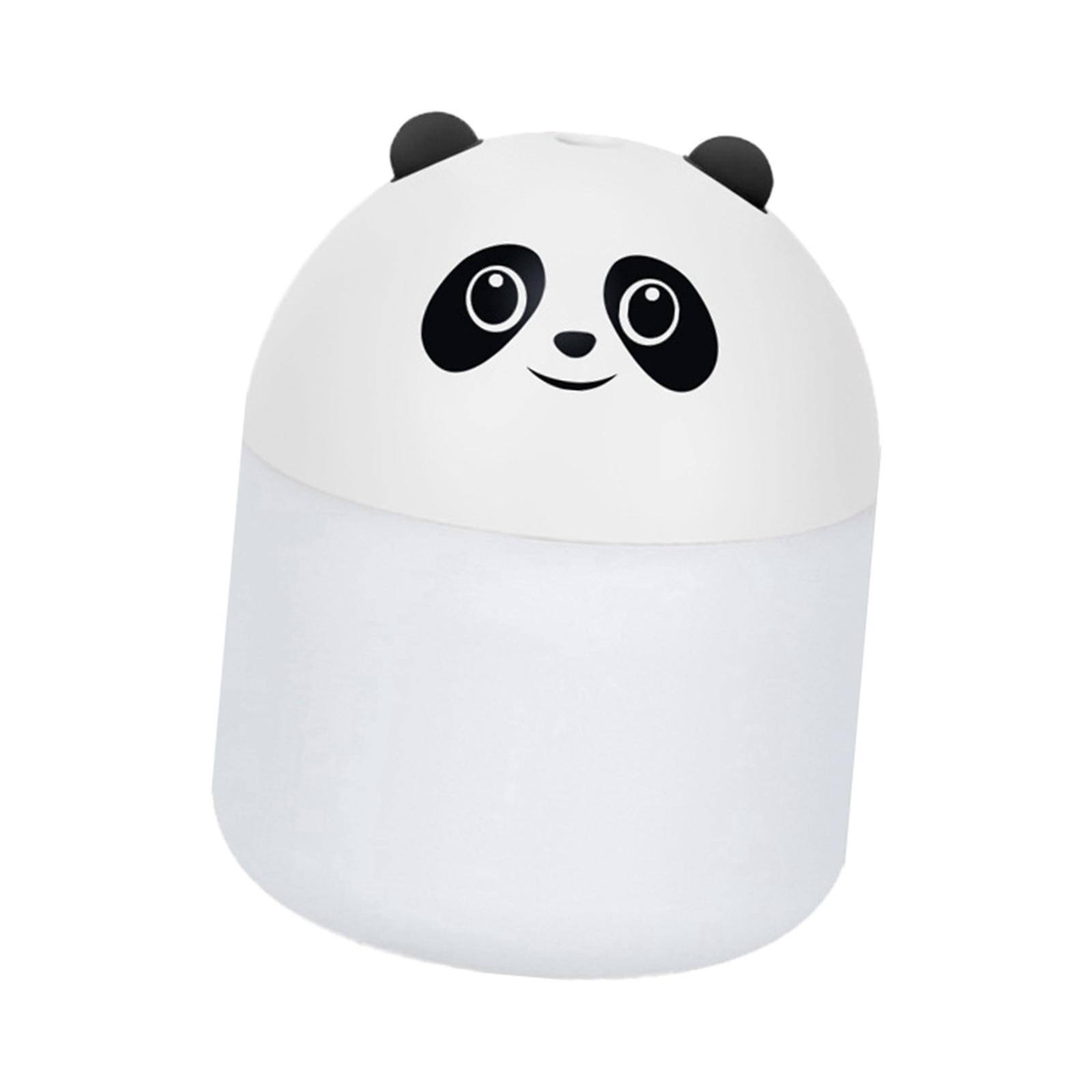 Small Air Humidifier Mist Diffuser 250ml with Night Light for Baby Bedroom white
