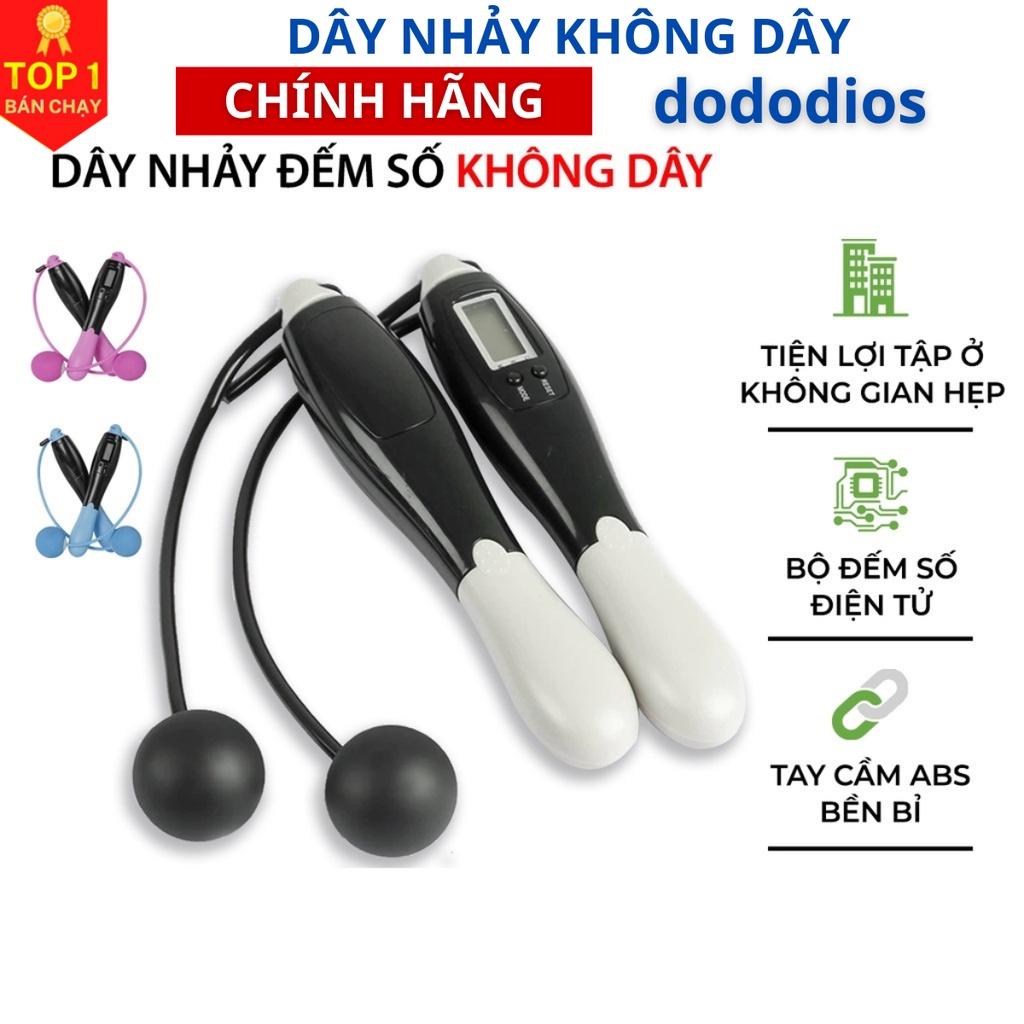 Dây Nhảy Đếm Số Vòng Tự Động, Dây Nhảy Không Dây, 4 Chế Độ, Chống Trượt