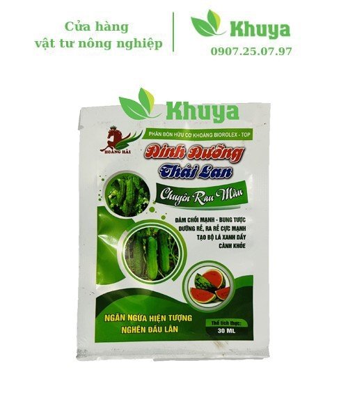 Phân bón hữu cơ Dinh Dưỡng Thái Lan 30ml chuyên Rau Màu