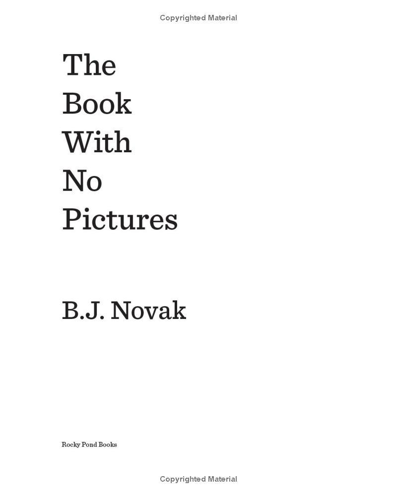 Sách ngoại văn: The Book With No Pictures