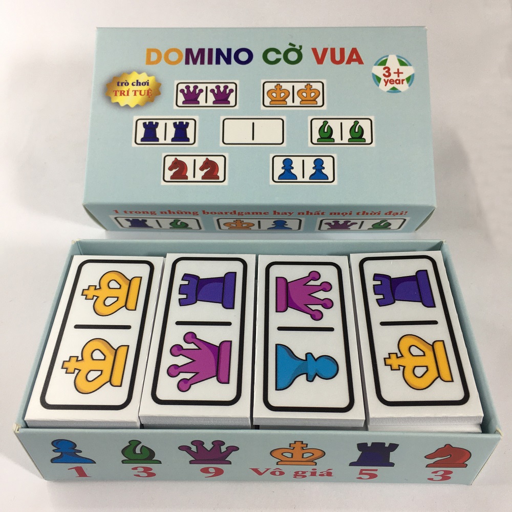 Domino Cờ vua 28 quân, trò chơi trí tuệ cho trẻ em