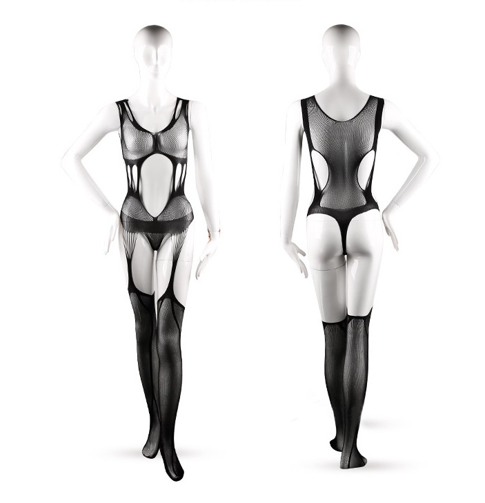 Đồ Ngủ Lưới Xuyên Thấu Khoét Đáy Gợi Cảm Sexy Bodystocking Erotic Lingerie Nightwear Brave Man BCS21 16 8023