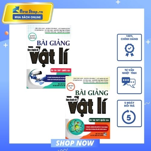 COMBO Ôn Thi THPT Quốc Gia: BÀI GIẢNG THEO CHUYÊN ĐỀ VẬT LÍ (BỘ 2 CUỐN) - HA