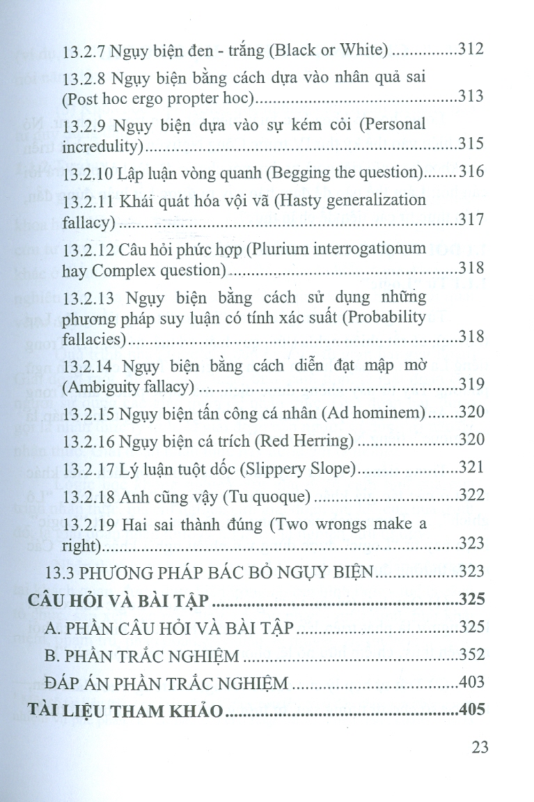 Giáo Trình LOGIC HỌC